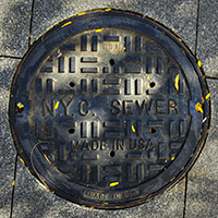 N.Y.C. Sewer <br> MADE IN USA
