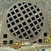 Streetcorner Sewer Drain